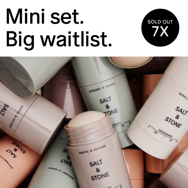 Salt & Stone mini deodorant ad creative