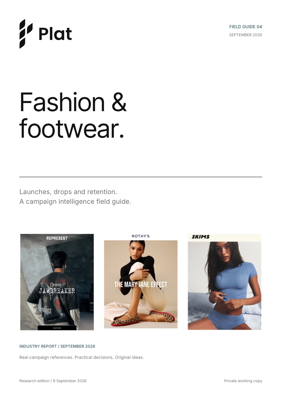 Cover of Fashion & Footwear Report
