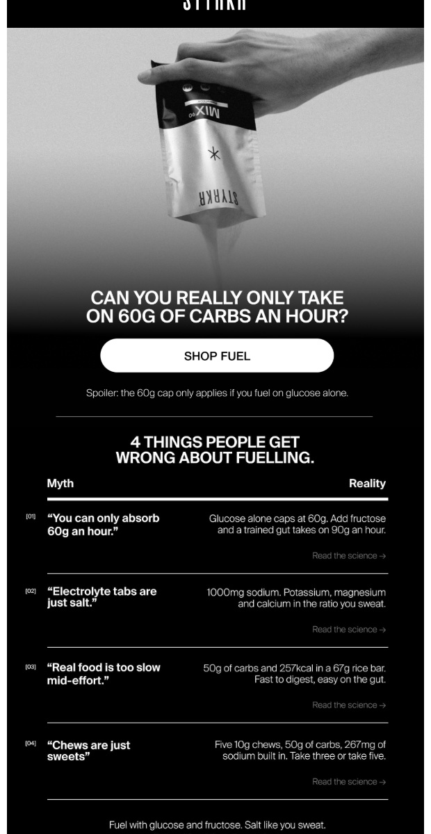 STYRKR fuelling questions campaign excerpt